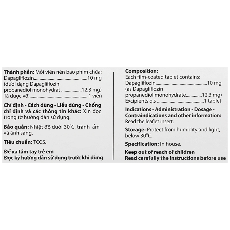 Datpagi 10mg điều trị đái tháo đường type 2 (4 vỉ x 7 viên) - 7